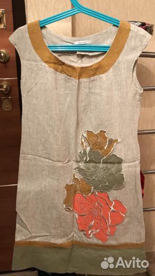 Льняное летнее платье Lissa Bon, размер 36(42)