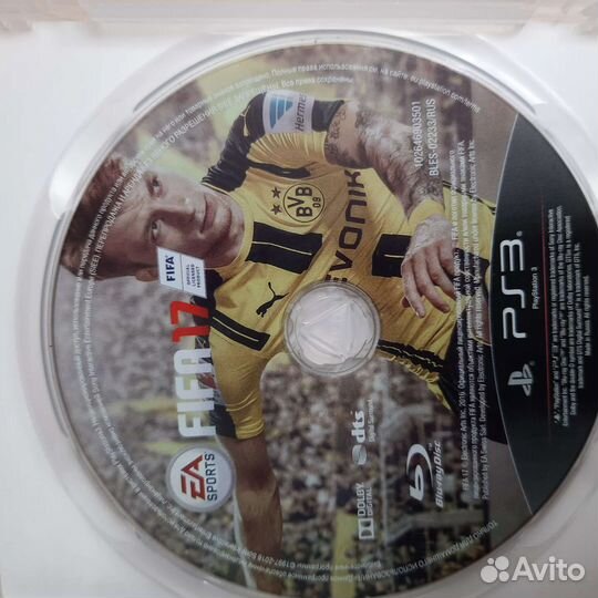 Fifa17 на ps3 (новый)