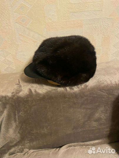 Норковая кепка женская