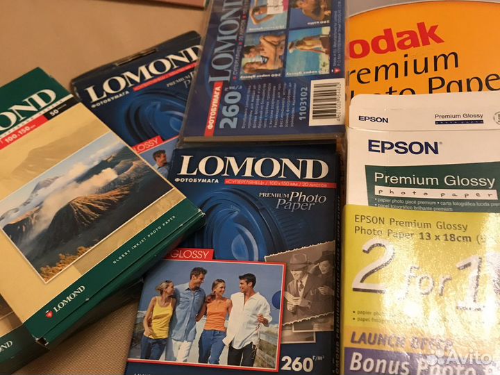 Фотобумага, Lomond, Epson и другое