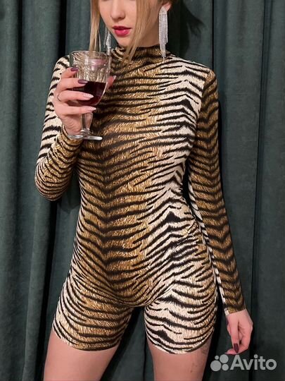 Костюм для танцев тигриный