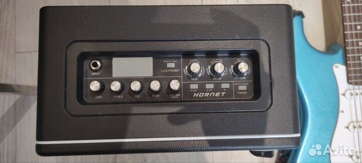 Aria STG-003 и комбоусилитель mooer DH01