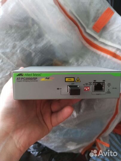 Медиаконвертер allied telesis AT-PC2000/SP