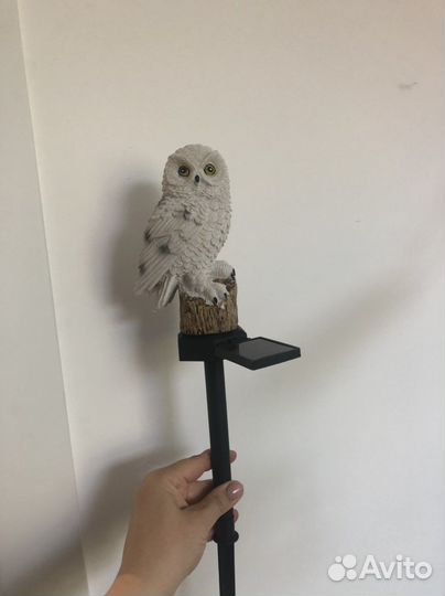 Сова на солнечнрй батарее Садовый фонарь