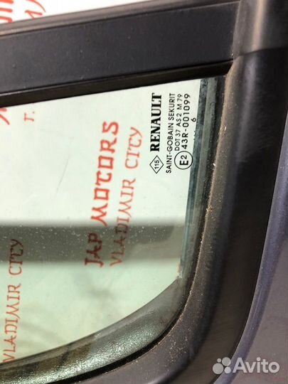 Дверь боковая задняя правая Renault Clio 3 Lutecia