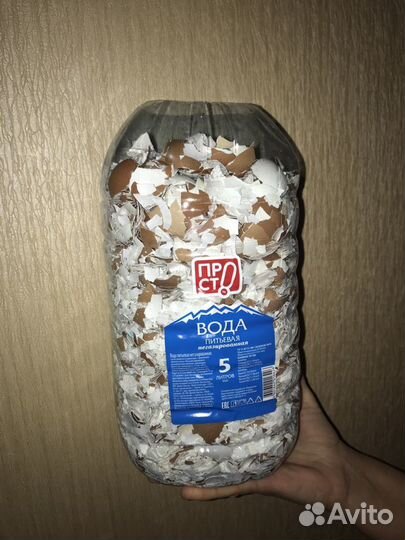 Яичная скорлупа 5литровая баклажка