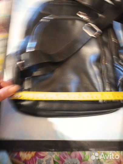 Рюкзак женский кожаный черный