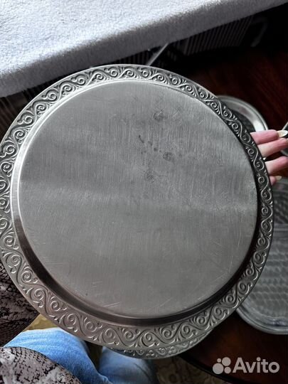 Поднос металлический