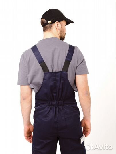 Полукомбинезон профессионал синий