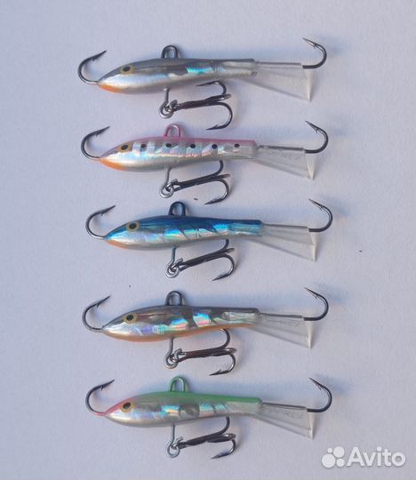 Окунëвые балансиры rapala gigging rap 30mm 6гр 5шт