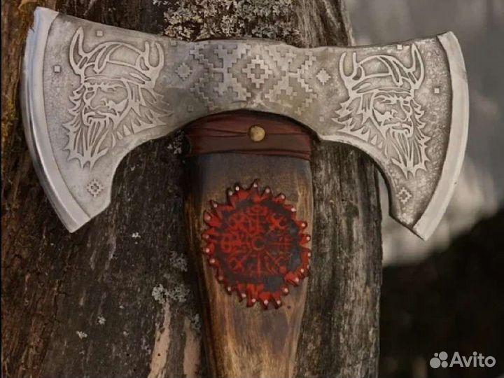 Топор кованый двусторонний Викинг