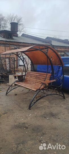 Качели уличные+матрас