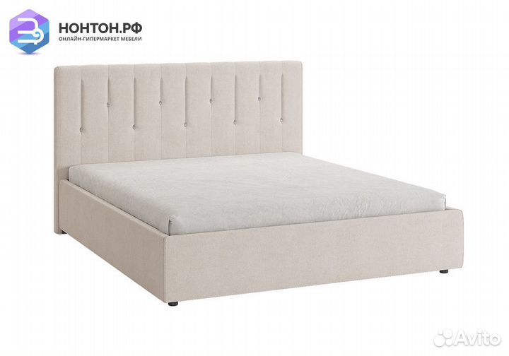 Кровать Кристи 2 1.6 м крем
