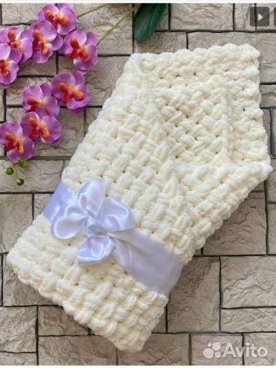 Мягкий плед своими руками