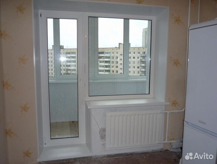 Балконный блок теплый