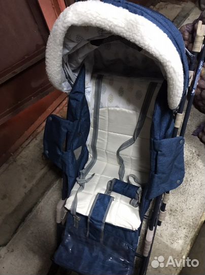 Коляска санки ника нд-7-8/3