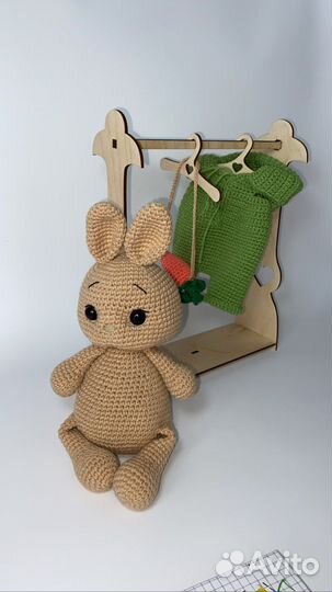 Вязаные игрушки ручной работы в наличии
