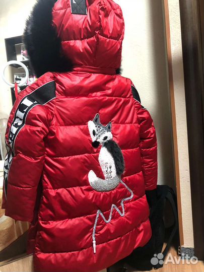 Детская куртка для девочки 4-6 лет