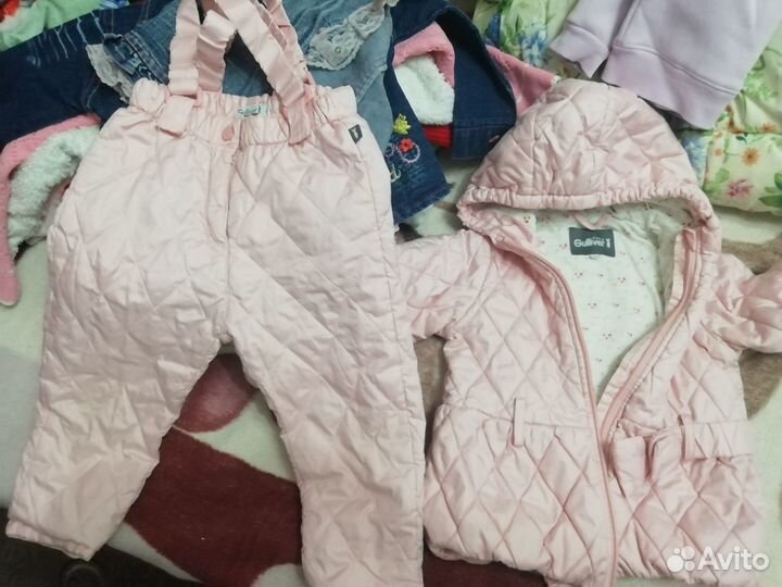 Вещи пакетом от 6 месяцев до года на девочку