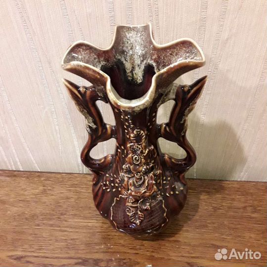 Ваза для цветов керамическая настольная новая