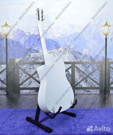 Акустическая гитара (новая) матовая, комплект