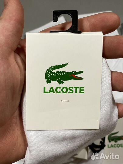 Носки Lacoste средние хлопок