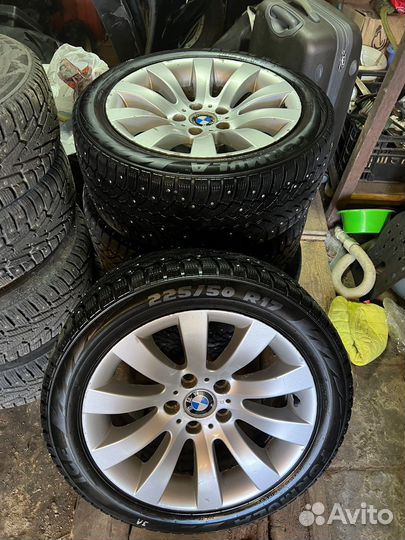 Диски BMW с зимней резиной Pirelli 225/50 R17