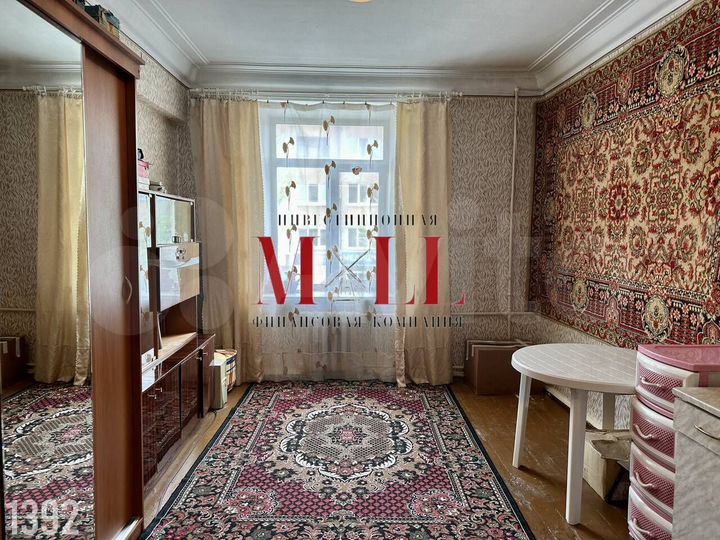 Комната 18,4 м² в 2-к., 2/3 эт.