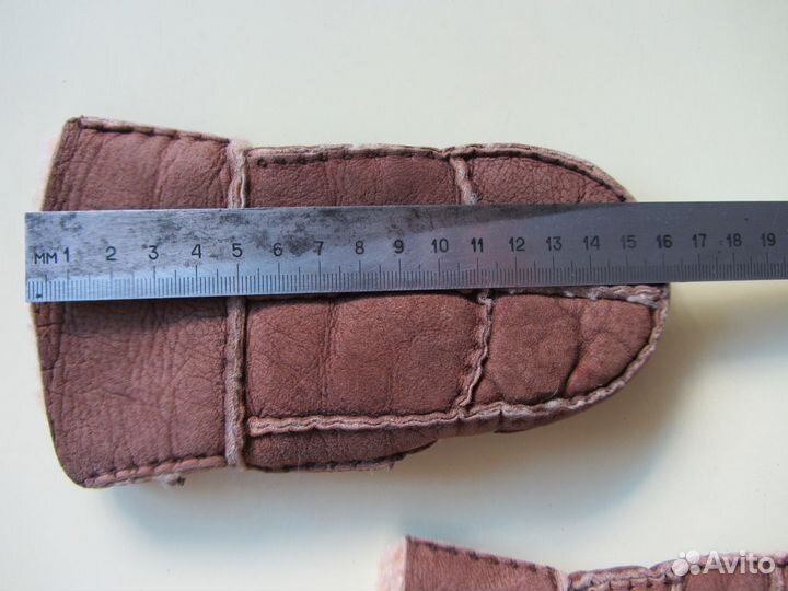 Варежки детские меховые