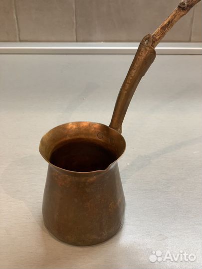 Турка медная старинная