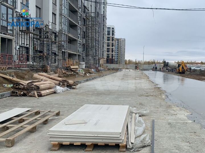 2-к. квартира, 56,2 м², 7/16 эт.