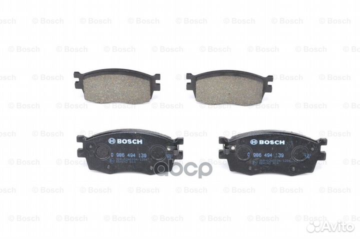 Колодки тормозные дисковые перед 0986494139