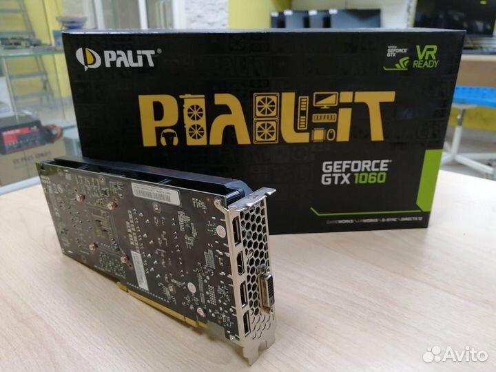 Видеокарта Palit Nvidia GTX1060 3Gb StormX