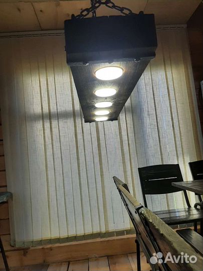 Люстра в стиле лофт