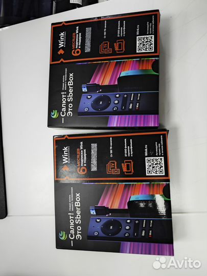 Тв-приставка Sberbox + Wink