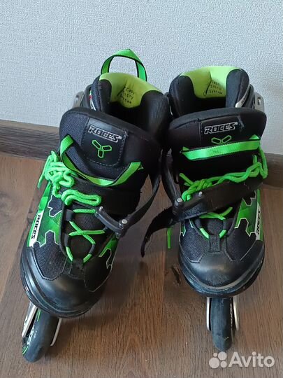 Ролики Roces детские раздвижные 30-35 р, защита