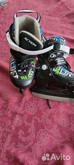 Коньки детские раздвижные 26-29