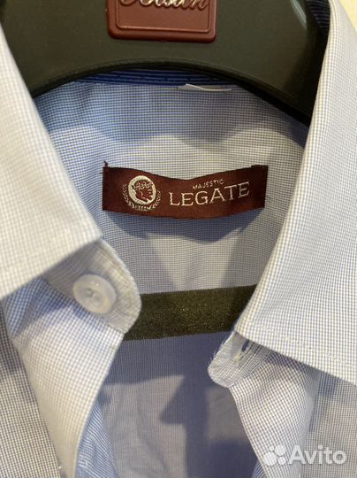 Рубашка голубая