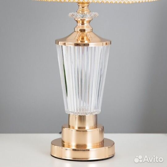 Лампа настольная с подсветкой 'Эльза' 1x60Вт E27 з