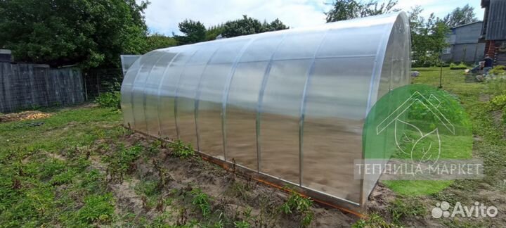 Теплица с двойной дугой