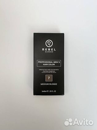 Мужская краска rebel Medium Blonde (7) 3 х 40 мл