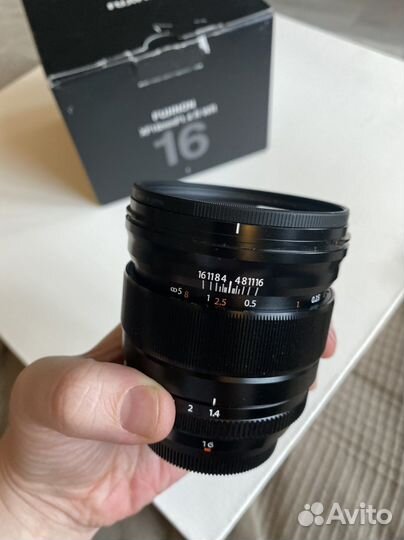 Объектив fujinon 16mm 1.4 r WR для fujifilm