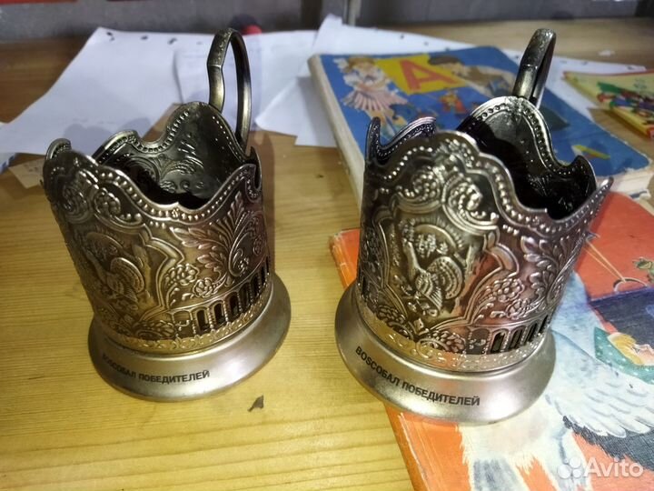 Подстаканник кольчугино глухарь тетерев 2 шт