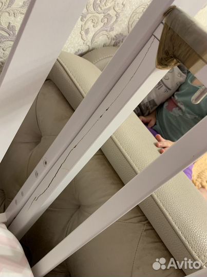 Детская кроватка с матрасом