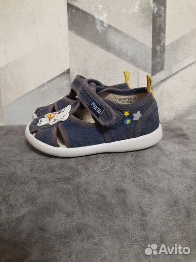 Сандалии тканевые 22 размер