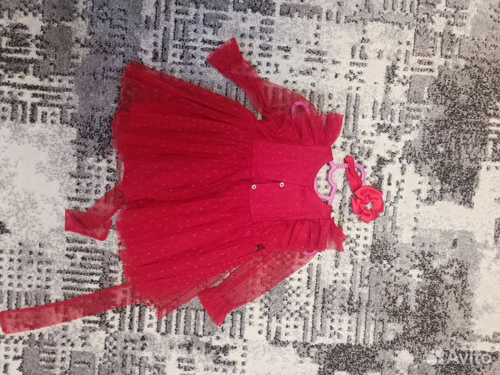 Платье для девочки 92