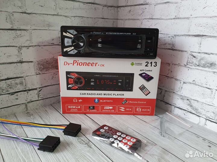 Автомагнитола Pioneer 213 с блютуз