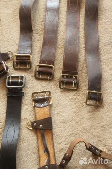 Ремни портупеи нат кожа