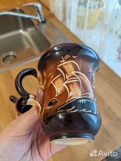 Кружки керамические сувенирные 2 шт цена за все
