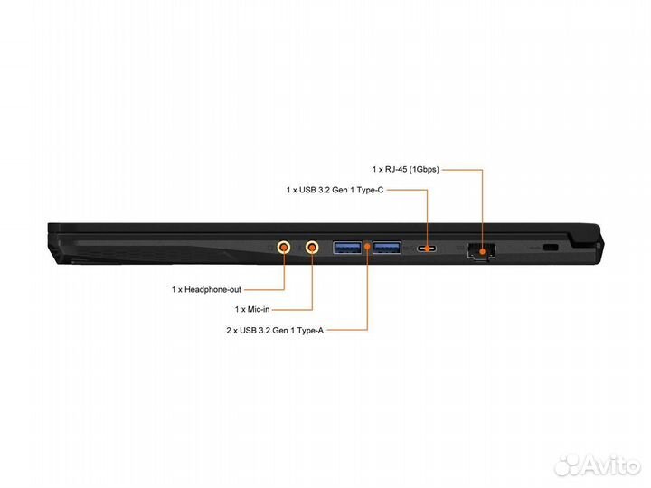 Новый игровой ноутбук msi gf 63 Core i5-11400H